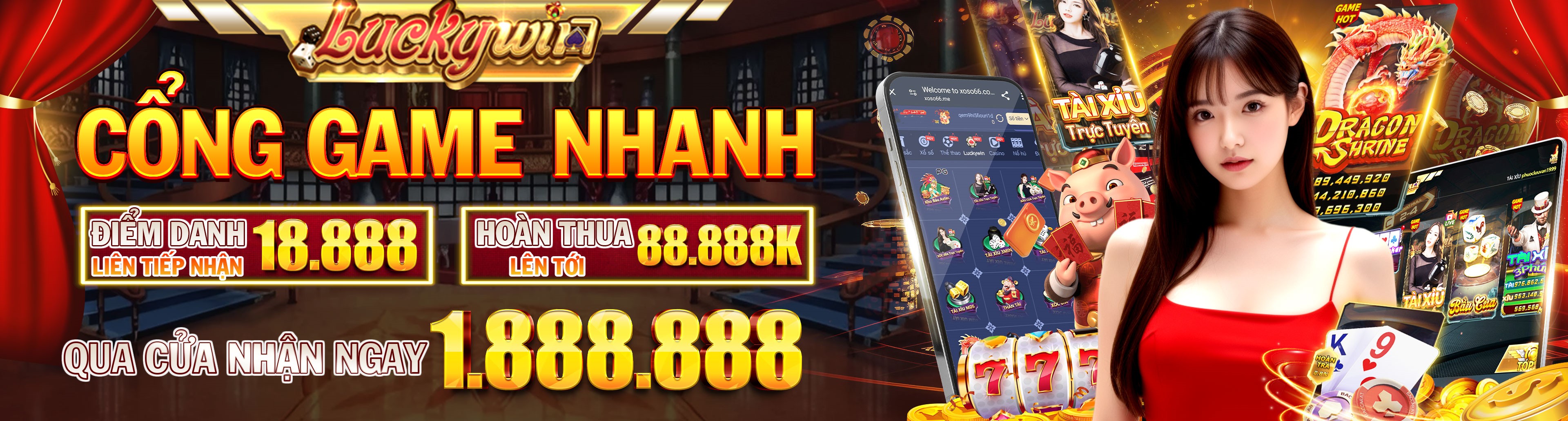 Hình ảnh quảng cáo của lg777 hiển thị nền tảng và các lợi ích